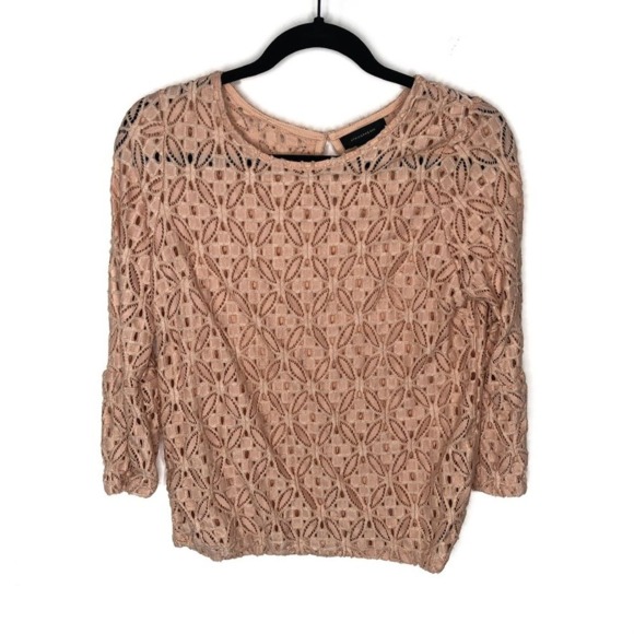 atmosphere Tops - NWOT Atmosphere | Pink Lace Blouse